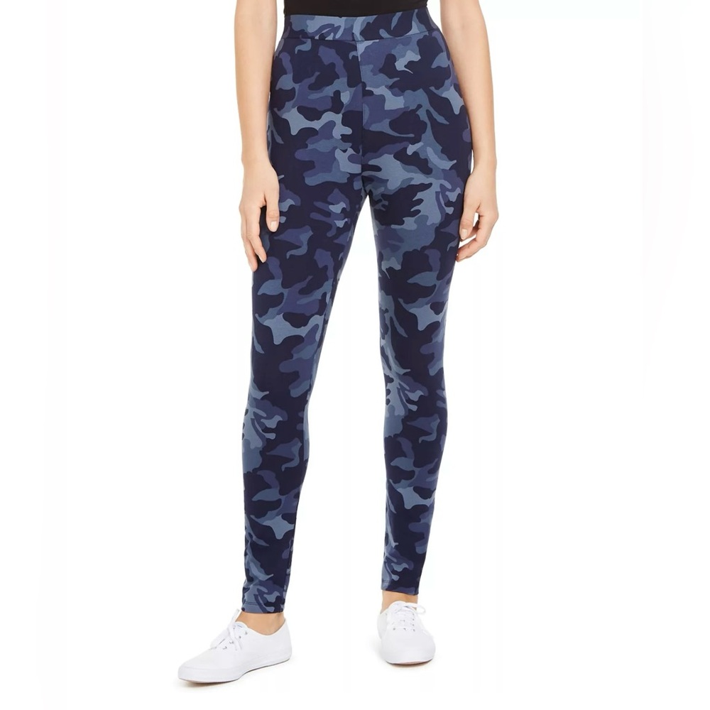 🌴 Style & Co Plus Size Blue Camo Leggings